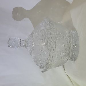 Medallion Rose by Towle Crystal Covered Dish
